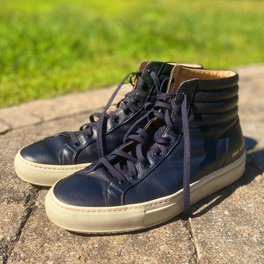 USED-Common Projects Achilles High Premium;Women’s size 9.5/Mens size 8